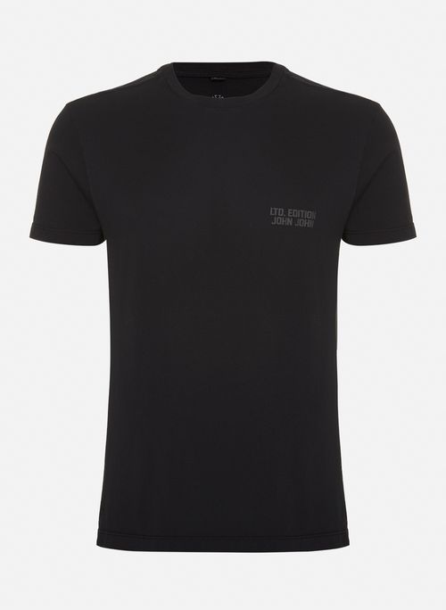 Camiseta Slim Fit LTD Edition Black John John Masculina