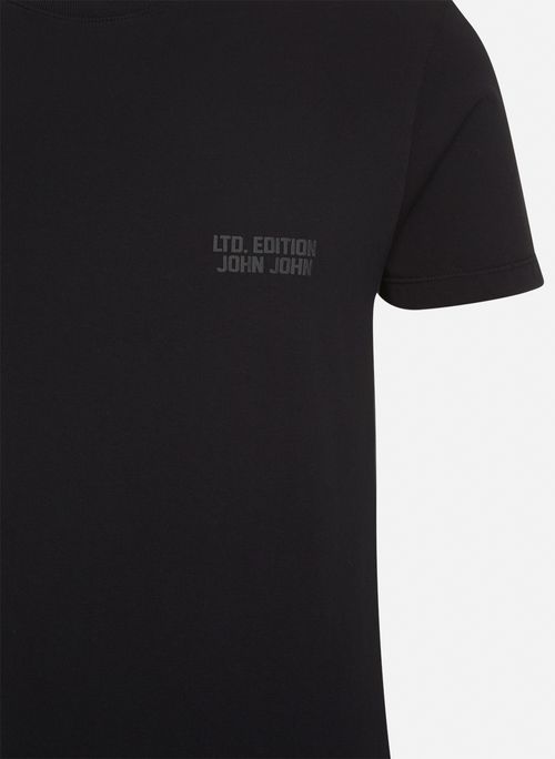 Camiseta Slim Fit LTD Edition Black John John Masculina