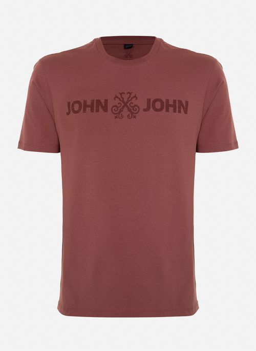 Camiseta Regular Fit Basic Rose John John Masculina
