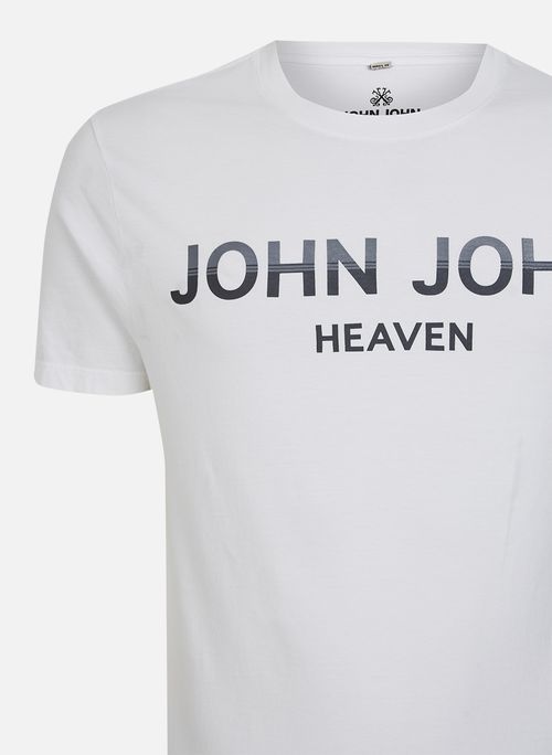 Camiseta Slim Fit Double Tones White John John Masculina