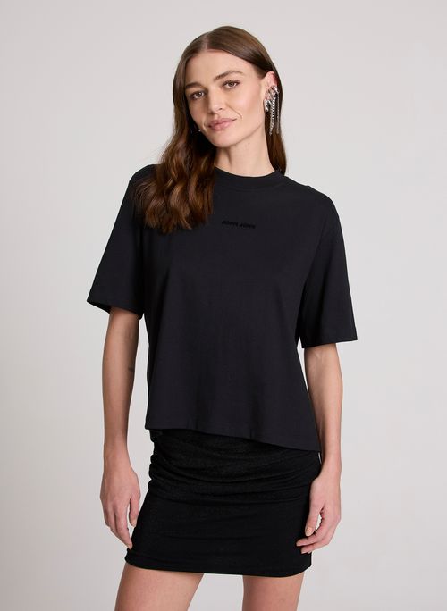 Camiseta Oversized 3 Sides John John Feminina