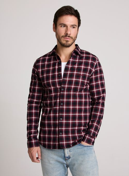Camisa Slim Fit Light Point John John Masculina