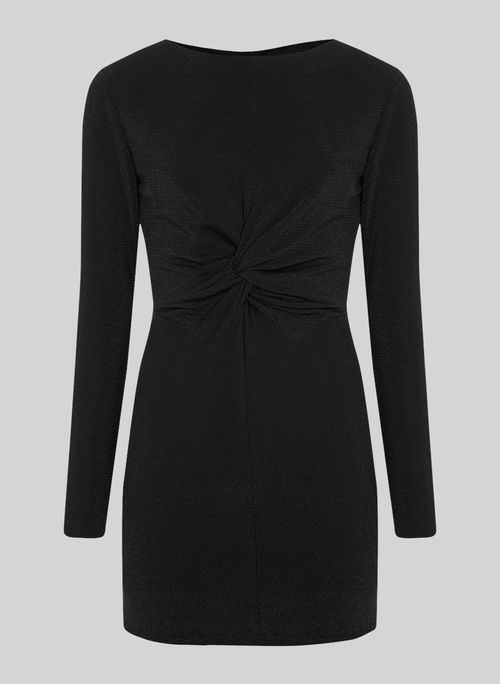 Vestido Justo Ava Black John John Feminino