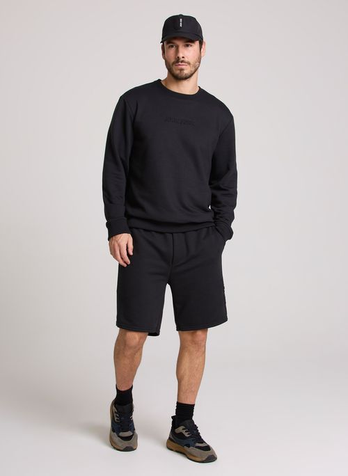 Bermuda Regular Fit Embossed Black John John Masculina