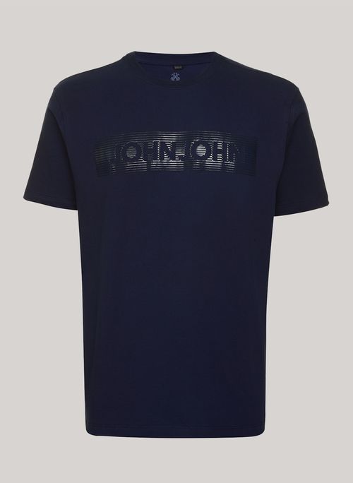 Camiseta Regular Fit Cleans Lines Azul John John Masculina