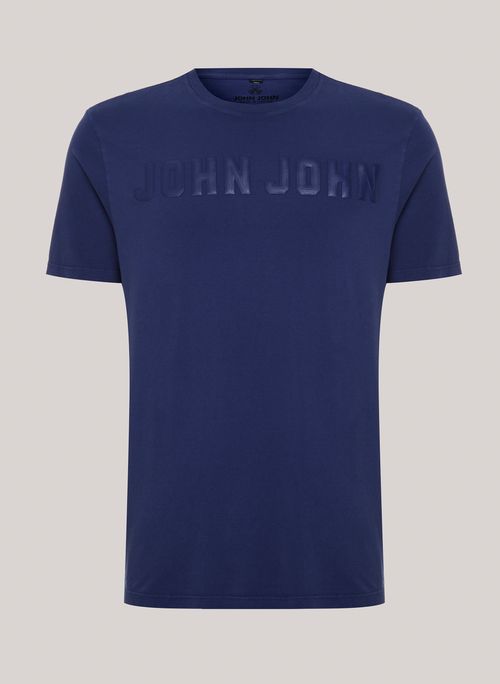 Camiseta Regular Fit John Modern Azul John John Masculina