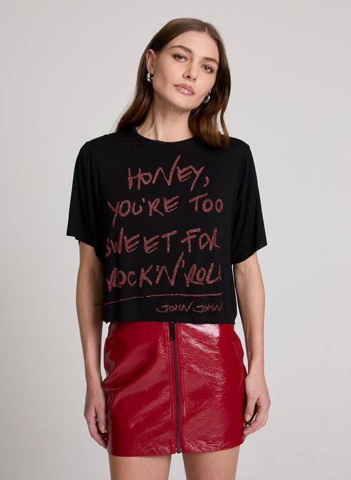 Camiseta Ampla Too Sweet John John Feminina