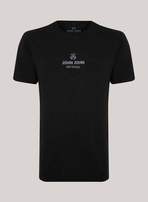 Camiseta Regular Fit Industry Co Black John John Masculina