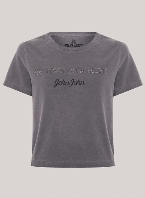 Camiseta Ampla Be Your Muse John John Feminina