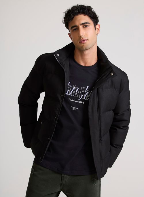 Jaqueta Puffer Vitor Black John John Masculina