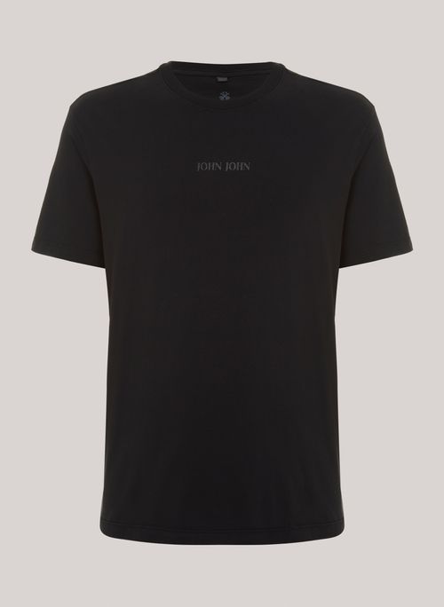 Camiseta Regular Fit Clean Black John John Masculina