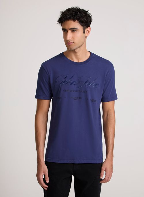 Camiseta Regular Fit Gentlemans Area John John Masculina