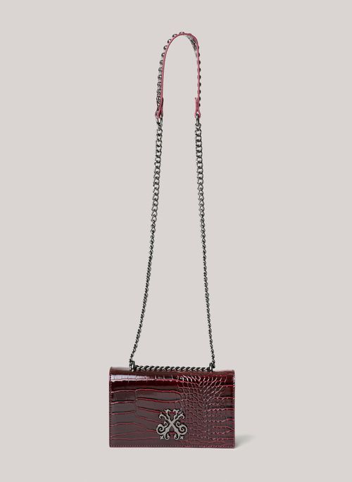 Crossbody Pure Rock Croco Red John John Feminina