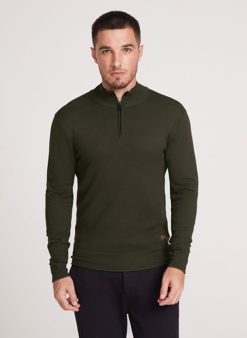 Suéter Justo Tricot Gabriel Verde John John Masculino