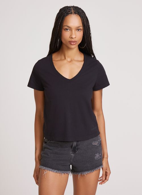 Camiseta Justa Industry Black John John Feminina