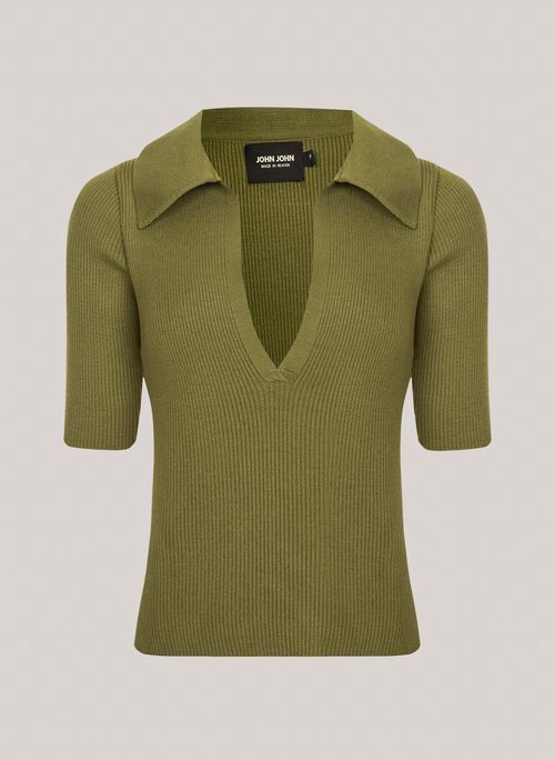 Polo Justa Mary Green John John Feminina