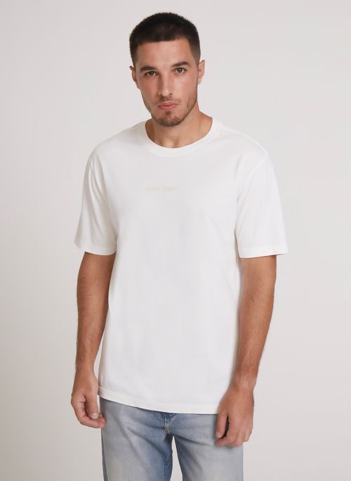Camiseta Regular Fit Clean White John John Masculina