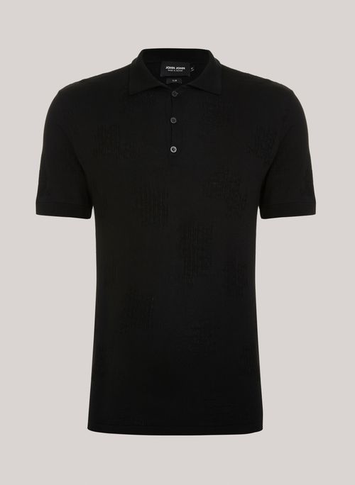 Polo Reta Tricot Jacquard John John Masculina