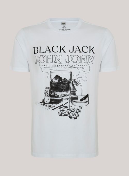 Camiseta Regular Fit Jack White John John Masculina