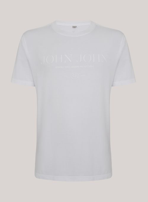 Camiseta Regular Fit Liquors White John John Masculina