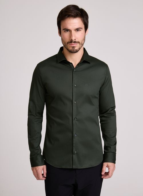 Camisa Reta Grey John John Masculina