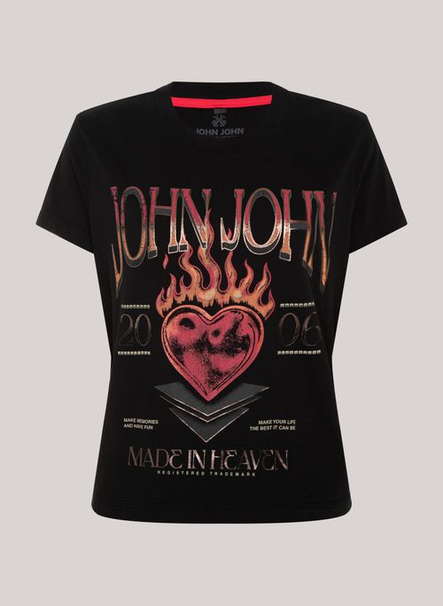 Camiseta Justa Make Memories John John Feminina