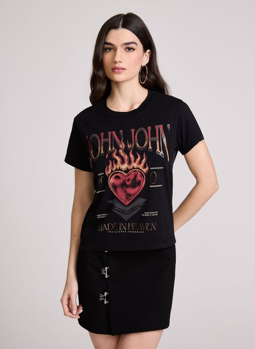 Camiseta Justa Make Memories John John Feminina