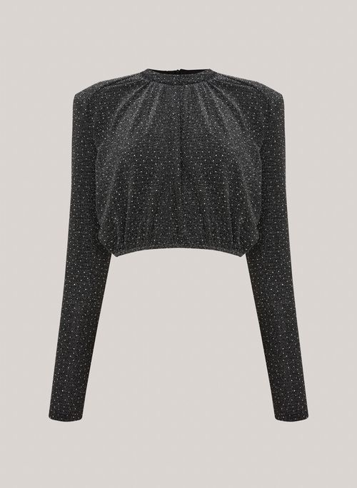 Blusa Cropped Ninni Reimagined John John Feminina