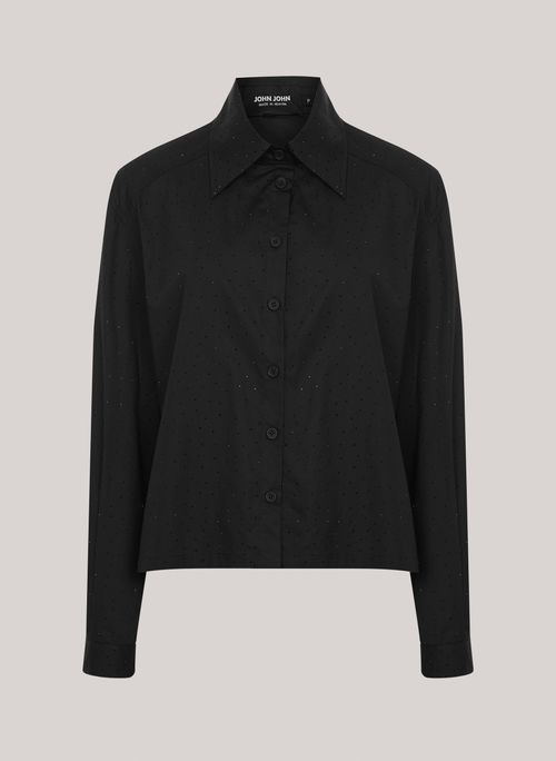 Camisa Reta Black Shine John John Feminina