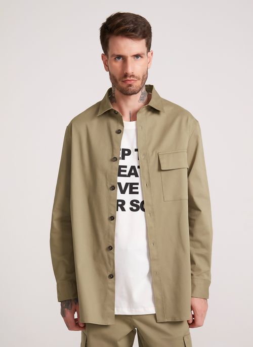 Camisa Oversized Pocket John John Masclina