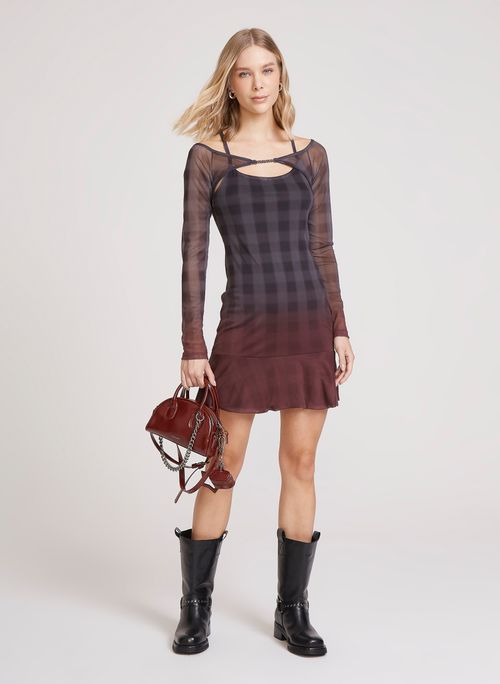 Vestido Justo Leila John John Feminino