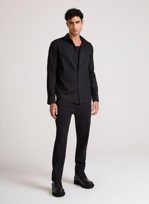 Calça Alfaiataria Tailored Comfy Black Masculina