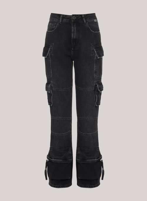 Calça Jeans Slim Cargo Houston John John Feminina
