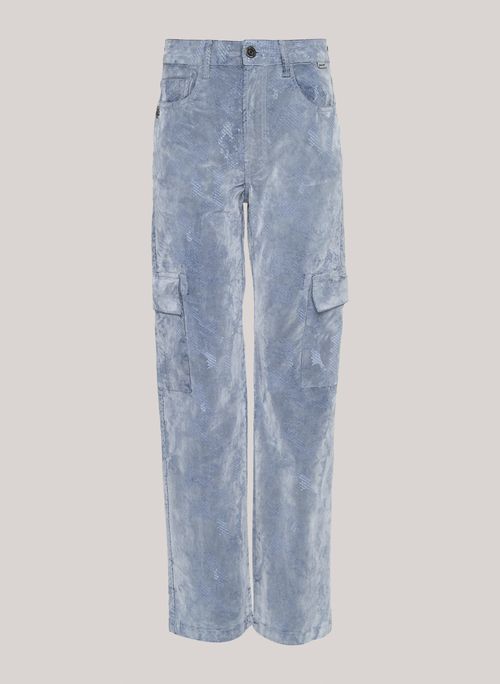 Calça Jeans Cargo New Wide Velvet John John Feminina
