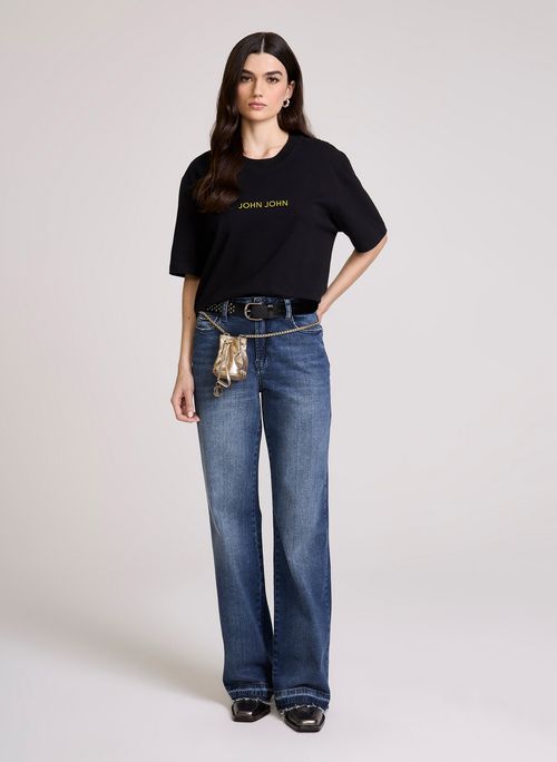 Calça Jeans Wide Leg Sevilha John John Feminina