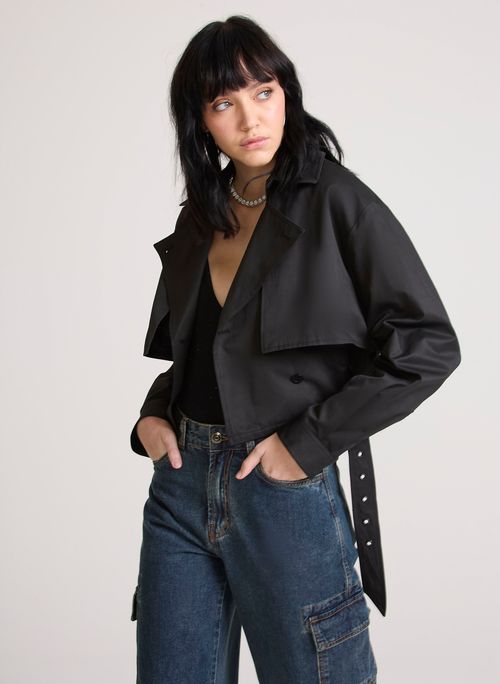 Jaqueta Cropped Ivy John John Feminina