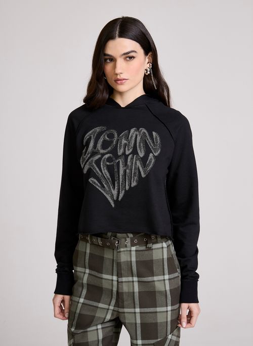 Casaco Cropped John John Heart John John Feminino