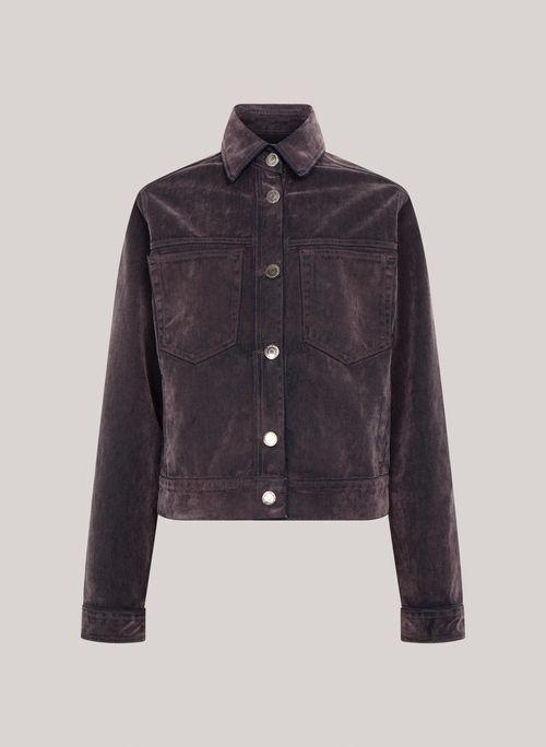 Jaqueta Jeans Velvet Washed John John Feminina