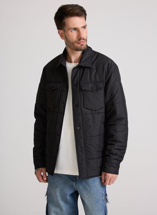 Jaqueta Puffer Jack Preta John John Masculina