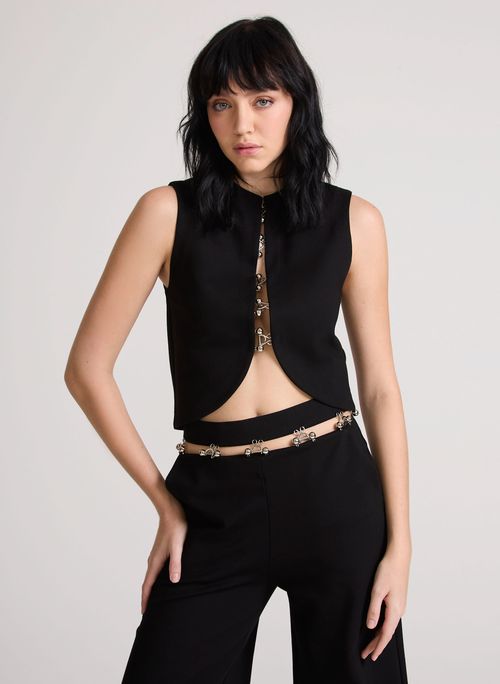 Colete Justo Heavy John John Feminino