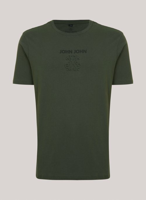 Camiseta Regular Fit New Embossed John John Masculina