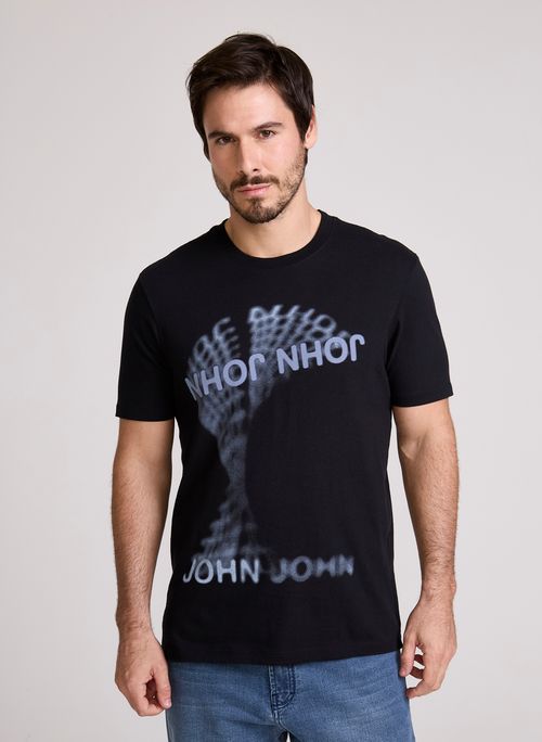 Camiseta Regular Fit Spiral John John Masculina
