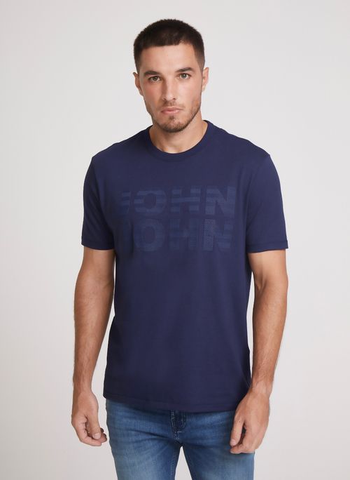Camiseta Regular Fit Ziz Zag John John Masculina