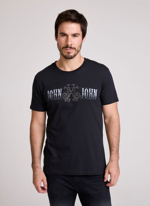 Camiseta Slim Fit Casino John John Masculina
