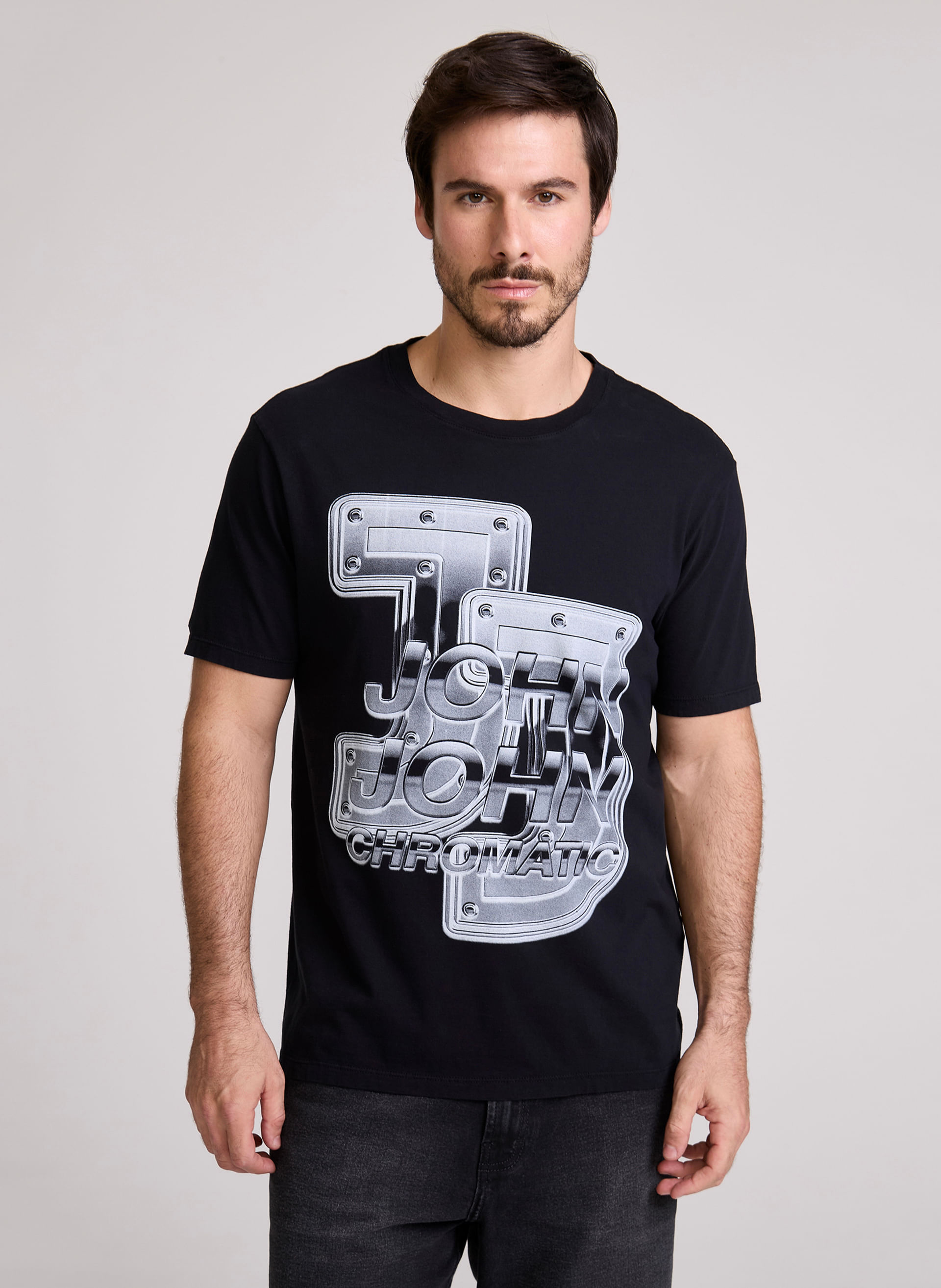 Camiseta Relaxed Fit Chromatic John John Masculina