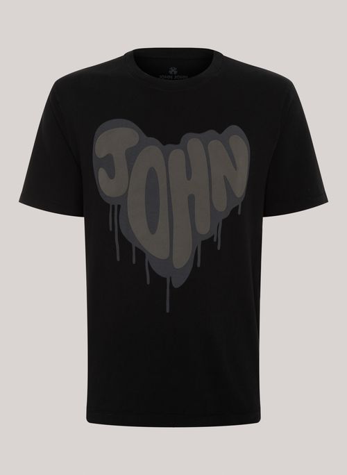 Camiseta Relaxed Fit Heart John John Masculina