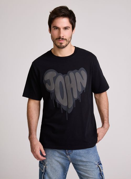 Camiseta Relaxed Fit Heart John John Masculina