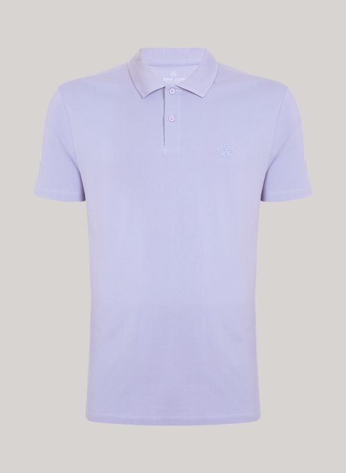 Polo Regular Fit Light Transfer Lilás John John Masculina