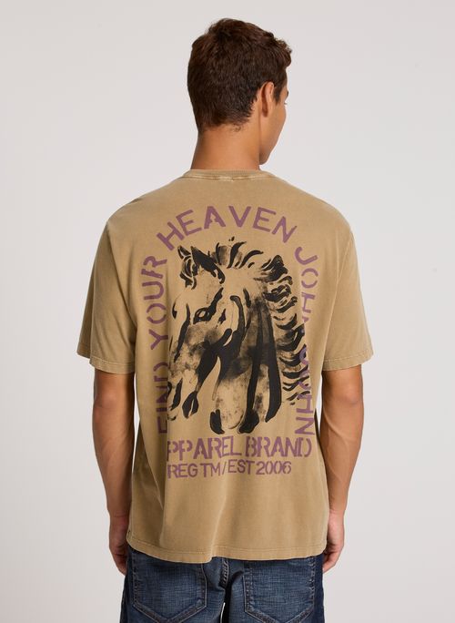 Camiseta Relaxed Fit Horse Find Your John John Masculina