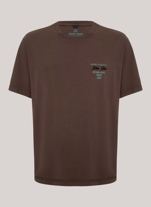Camiseta Box Fit Drinks e Fun John John Masculina